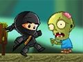 Mchezo Kid Ninja vs Zombies  online
