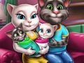 Mchezo Angela Twins Day Family  online