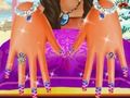 Mchezo Moana Krismasi Manicure  online
