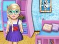Mchezo Baby Elsa Shule Kupamba  online