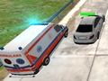 Mchezo Ambulance Uokoaji Mbio wa Barabara kuu  online