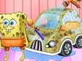 Mchezo Kusafisha gari kwa Spongebob online