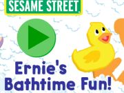 Mchezo 123 Sesame Street: Wakati wa Bathtime wa Ernie Furaha  online