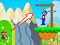 Mchezo Mario & Sonic Doll  online