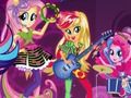 Mchezo Equestria Girls: Mapigano ya Bendi  online
