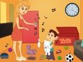 Mchezo Chumba cha katuni cha watoto  online
