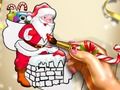 Mchezo Krismasi Santa Coloring  online