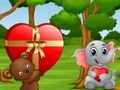 Mchezo Pets tamu za wapendanao jigsaw online