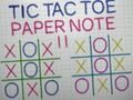 Mchezo Tic Tac Toe Karatasi Kumbuka II  online