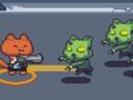 Mchezo Cat Gunner vs Zombies online