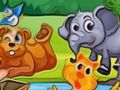Mchezo Mnyama Puzzle Watoto Michezo  online