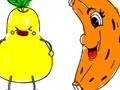 Mchezo Kurudi Shule: Matunda Coloring  online