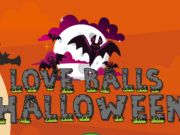 Mchezo Upendo mipira Halloween  online
