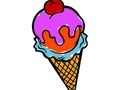 Mchezo Coloring ya Ice cream  online