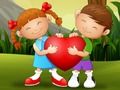 Mchezo Gurudumu la Bubble la Valentine  online