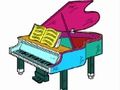 Mchezo Kurudi Shule: Kitabu cha Kuchorea Piano  online