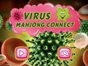 Mchezo Uunganisho wa Virusi Mahjong  online