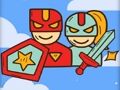 Mchezo Super shujaa mechi 3  online