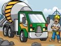 Mchezo Jigsaw za Malori ya ujenzi  online