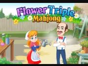 Mchezo Maua Mara tatu Mahjong  online