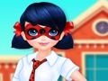 Mchezo Dotted Girl Rudi Shuleni  online