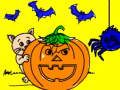 Mchezo Kitabu cha Kuchorea Halloween  online