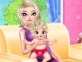 Mchezo Princess Elsa Mzaliwa wa Mtoto  online