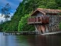 Mchezo Ziwa Cottage Jigsaw  online
