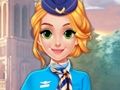 Mchezo Blonde Princess Cabin Crew Makeover online