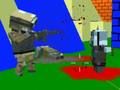 Mchezo Risasi Zombie Blocky Bunduki Vita  online
