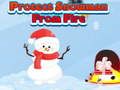 Mchezo Kinga Snowman Kutoka Moto  online