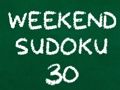 Mchezo Wikendi ya Sudoku 30  online