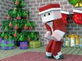 Mchezo Puzzle ya Jigsaw ya Krismasi ya Minecraft  online