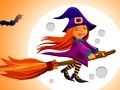 Mchezo Cute Halloween Wachawi Jigsaw  online