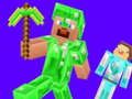 Mchezo Minecraft: Creeper dhidi ya Enderman  online