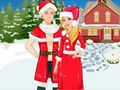 Mchezo Barbie na Ken Krismasi  online