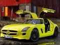Mchezo Mercedes-Benz SLS e-cell puzzle online