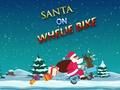 Mchezo Santa On Wheelie Baiskeli  online