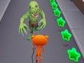 Mchezo Paka Hasira Run Zombies Alley  online