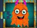 Mchezo Monsters cute jigsaw online