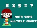 Mchezo Math Mchezo Multiple Choice  online