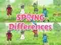 Mchezo Tofauti za Spring  online