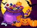 Mchezo Mafumbo ya Halloween ya Nyumba ya Mchawi  online