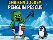Mchezo Jockey ya kuku: Uokoaji wa Penguin online