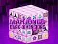 Mchezo Vipimo vya giza vya Mahjong  online