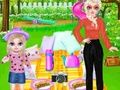 Mchezo Siku ya Pikiniki ya Familia ya Princess  online
