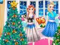 Mchezo Ellie VS Annie Mti wa Krismasi  online
