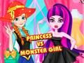 Mchezo Princess vs Monster Girl online