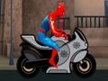 Mchezo Spider-Man kwenye Pikipiki  online