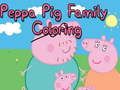 Mchezo Kitabu cha Kuchorea Familia ya Peppa Nguruwe  online